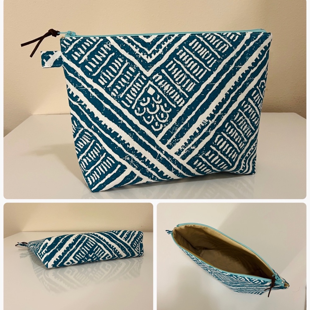 Handmade makeup bag